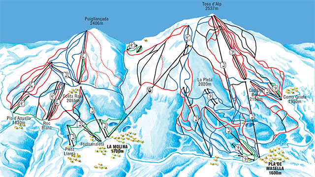 Alp 2500 Piste Map